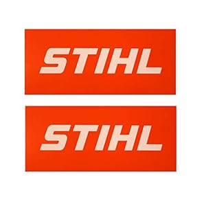 Stihl Aufkleber Orange 6 x 3 cm, 2 Stück