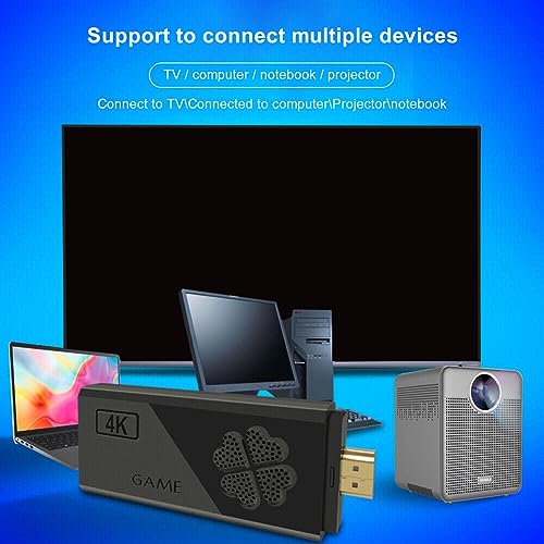 2024 New Wireless Retro Game Console | Nostalgia Stick Game | Plug & Play Retro Game Stick 4K HDMI O