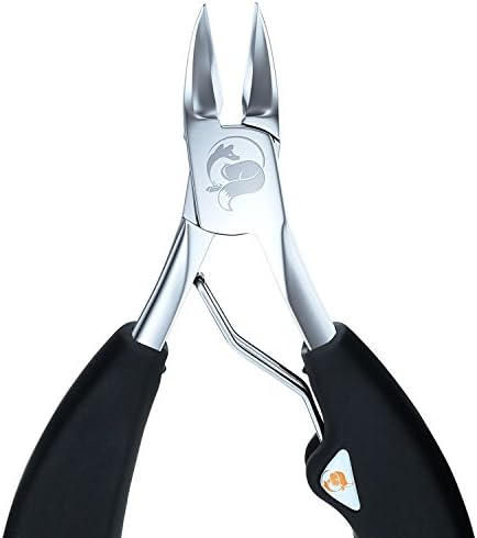 Fox Medical Equipment Heavy Duty Nail Clippers for Thick Nails - Best Professional Toenail Clippers for Men Women Seniors - Large Medical Grade Podiatrist Nail Nippers Toe Clipper for Ingrown Nails