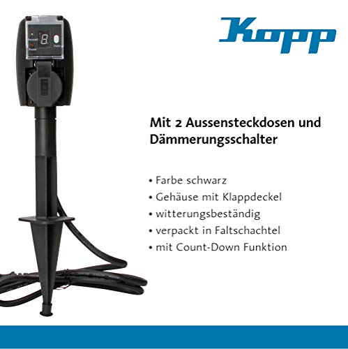 Kopp Presa esterna con 2 prese da 230 V +