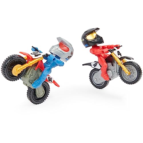 Supercross, Race And Wheelie Competition Set, Includes Ricky Carmichael And Ken Roczen Bikes And Deluxe Ramp, Kids Toys For Boys Aged 3 And Up #TOP3
