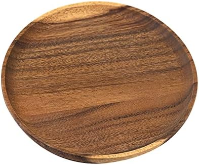 SKoiav Spherical Wood Tray ,House Decor for The Espresso Desk and Eating Desk,Ornamental Trays for House Decor,Holder Tray,11 Inches Serving Tray Made from Acacia Wooden