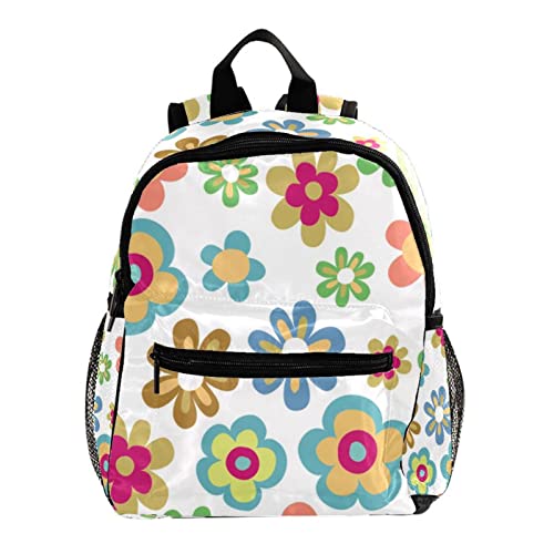 Sac à dos pour garçons motif chien rose - Cartable mignon 30 cm pour la rentrée en maternelle