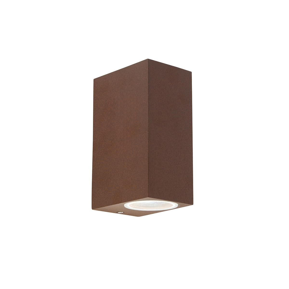 Qazqa Brown-Rust-Outdoor-Wall-Lights-Wl2-90254 - Outdoor Industrial Wall Lamp I Wall Light Rust Brown 2-Light Ip44 - Baleno Garden - Country I Rustic - Suitable For Led Gu10 | 2 Light - Aluminium Outdoor Wall Light - Suitable For