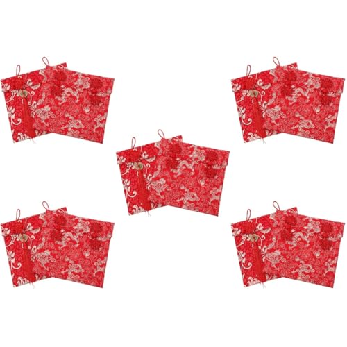 Pochettes Rouges du Nouvel An NUOBESTY : Finis les Billets Froissés et les Cadeaux Gâchés