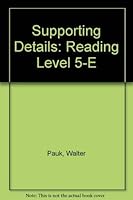 Supporting Details: Reading Level 5-E 0890613281 Book Cover