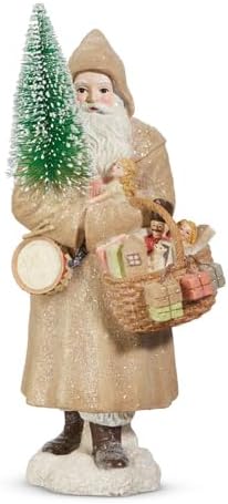 RAZ Imports Christmas Vintage Belsnickel Figurine, 12-inch Height, Holiday Decoration