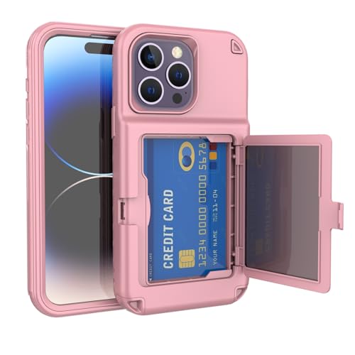 Coque double couche iPhone 15 Pro Max anti-choc et protectrice avec porte-cartes