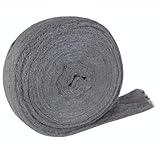 Steel Wool Reel - Fine Grade #0 - Metal Protector, Rust Remover, Multi-Purpose Steel Wool Fabric Roll 5 lbs (2.27 kg)
