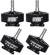 Amazon.com: DYS 4pcs X2807 1300KV 1500KV 1700KV Brushless Motor 6S