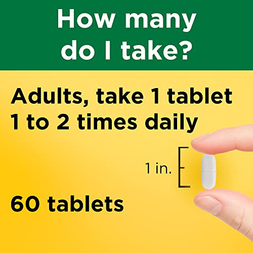 Nature Made Calcium 600 Mg With Vitamin D3, Dietary Supplement For Bone Support, 60 Tablets #TOP3