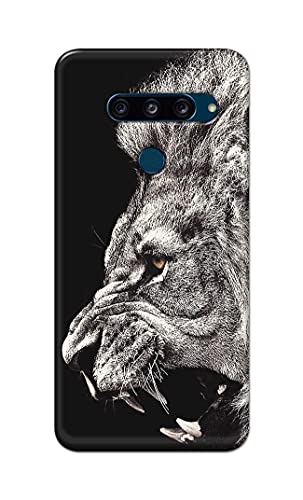 Image of Roaring Lion Hard Back Case Cover for LG V40 ThinQ, V405QA7, V405UA, V405TAB, V405UA0 Back Cover -(J5) VNS2225