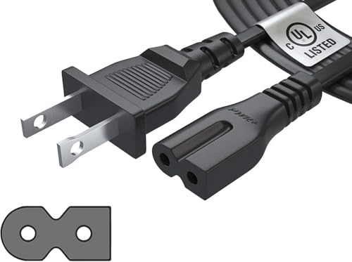 Power Cord for Vizio TV, Bose Speaker, Cable Box Router