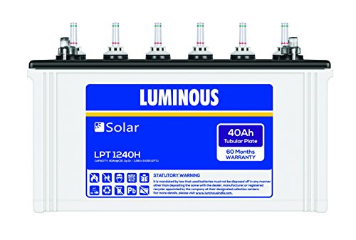 Image of Luminous Solar Battery LPT 1240H - Luminous Solar Tall Tubular Battery for Home Office