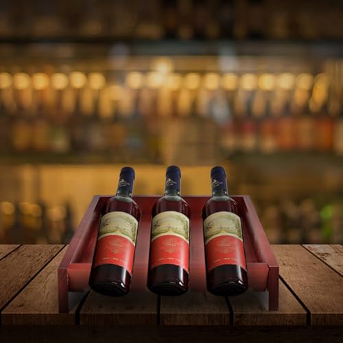 Soporte de Madera para Botellas de Vino KICHOUSE miniatura 7