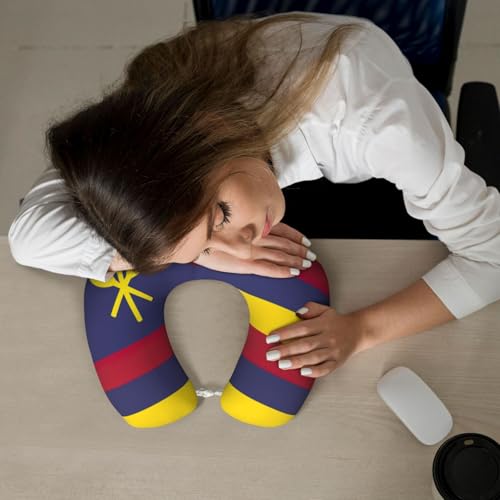 Almohada cervical de poliéster tamaño único negra miniatura 6