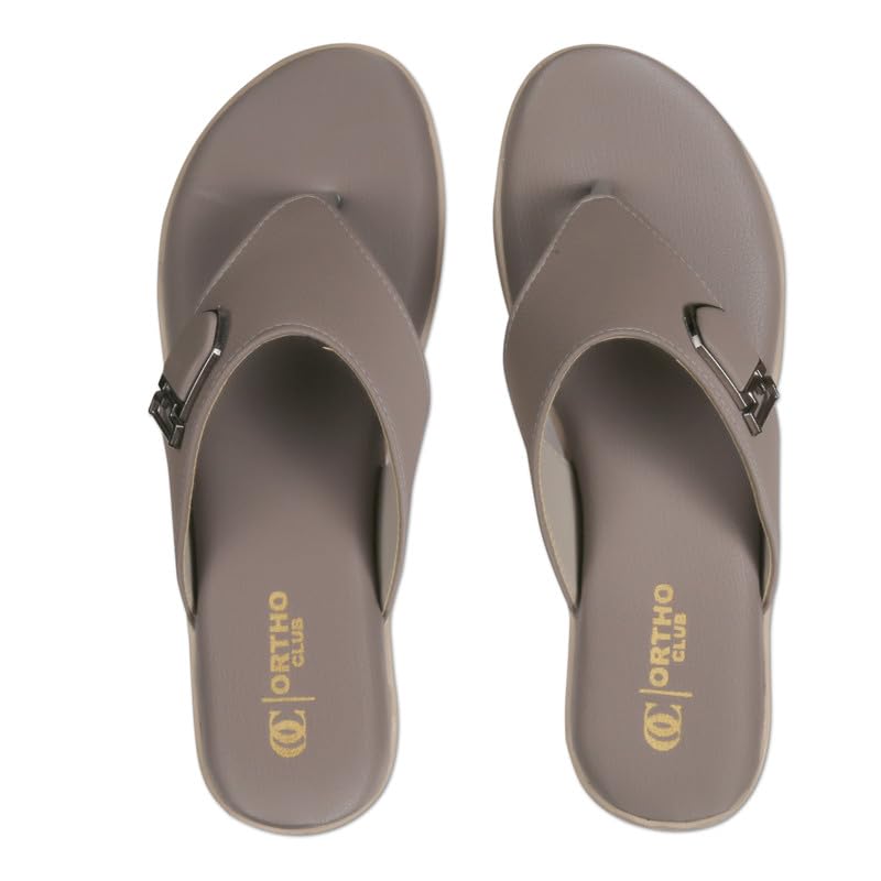 Image of ORTHO CLUB Fancy doctor slippers | Stylish chappal for women | Comfortable flat sandals for women stylish