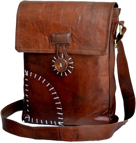 Sac à bandoulière en cuir 13" Jaord pour protéger vos affaires avec style