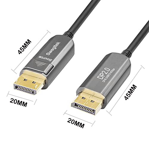 Câble DP 2.0 optique 10m parfait pour installer un simulateur de jeu - 3