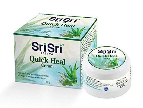 SRI SRI TATTVAshuddhta ka naam Quick Heal Cream, 25G (Pack Of 2)