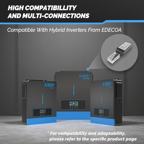 EDECOA Datensynchronisationsadapter WiFi-Modul zum Anschluss an einen Hybrid-Wechselrichter Einfache Steuerung der Parameter und des Zustands des Hybrid-Wechselrichters