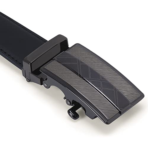 Labnoft Men's PU Leather Auto Lock Belt