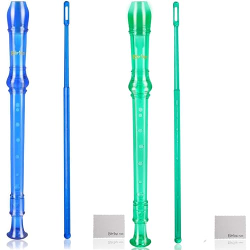 Amazon | ソプラノリコーダー ドイツ式Cキー 8穴フルート着脱式