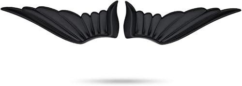 Miniatura 6 de 1 par de calcomanías de coche de ala de ángel, halcón, águila, emblema de coche, calcomanía de metal, insignia 3D, calcomanías para automóvil,