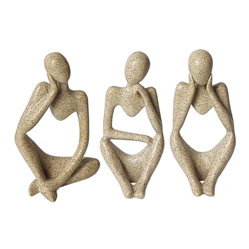 Statue de Personnes pensantes d'art moderne | Sculpture artisanale haut de gamme pour intérieur
