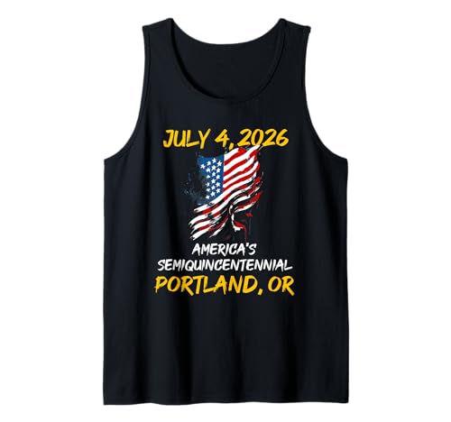 412kMUleuSL._SL500_ America's 250th Birthday in Portland Oregon July 4, 2026 Tank Top