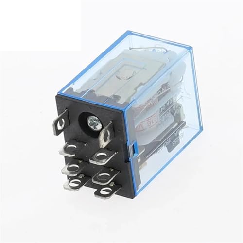 Relé de potencia AC 24V DPDT LY2NJ de 8 pines con base de enchufe HHC68A-2Z 2
