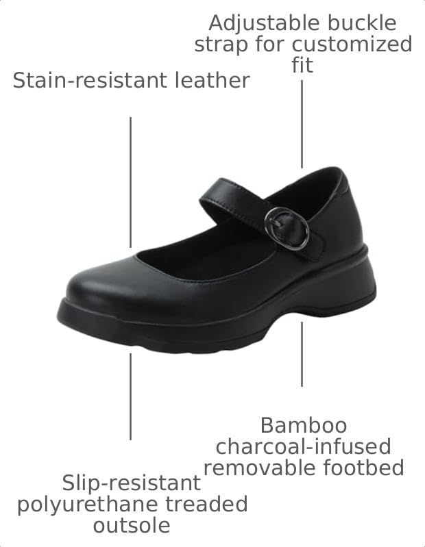 Image of Alegria Women's Jazmine Leather Mary Jane Comfort Loafer