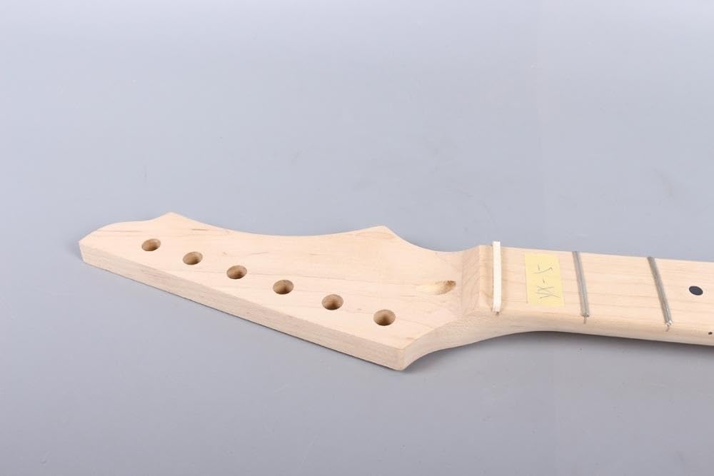 Diy Gryf Gitary Elektrycznej 24 Progi 648 Mm 25,5 Cala Nakrętka Blokująca Podstrunnicę Klonową Niedokończona
