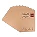 Produktbild Kraftpapier, 50 Blätter, DIN A5, Naturkarton, hochwertige Qualität, Brown Natural Craft Card, Kraftkarton 260 g Qualität