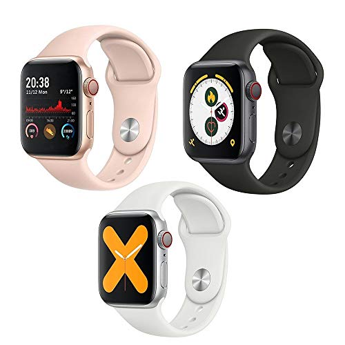 Relogio Inteligente Smartwhatch X7 troca foto faz ligaçao PRETO (ROSA)