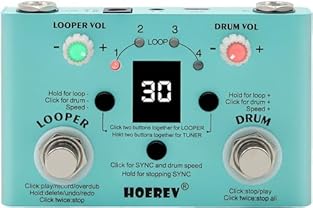 Drum: It contains 30 types of drums, support customizing drum, editing drum and saving drum by APP in real time,etc. Looper: 4 loops can be stored, the total recording time is up to 11 minutes. Tuner: High precision tuner. Please check your device an...