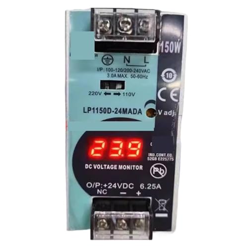 Alimentation 24V LP1150D-24MADA 150W haute efficacité 6.25A pour rail DIN