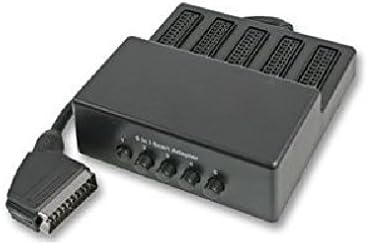 5 WAY SCART SOCKET ADAPTER/SWITCHER
