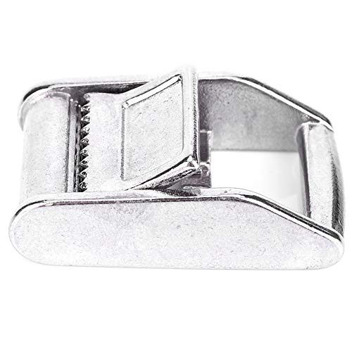 Pwshymi Hochwertige Edelstahl-Bootsgurt-Nockenschnalle, Plattengurt-Befestigungsschnalle für Bootsgurt