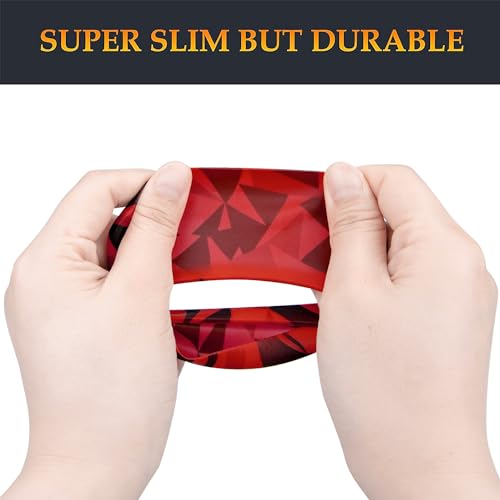 Image of SOULWIT Silicone Ear Pads Cover Protector for Bose QuietComfort QC15 QC25 QC2 QC35 QC45 /Ae2 Ae2i Ae2w /SoundTrue & SoundLink AE Headphones Cushions, Sweatproof, Easily Washable - Red Storm