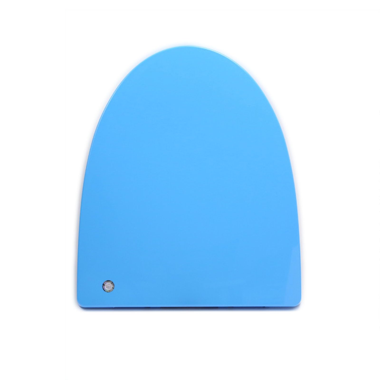 Giural V Shaped Toilet Seat with Lid, Slow Close, Easy To Install And Clean, Durable Plastic, Colored Replacement Toilet Seats, Fits Standard V Shape Toilets Bowl,Blue