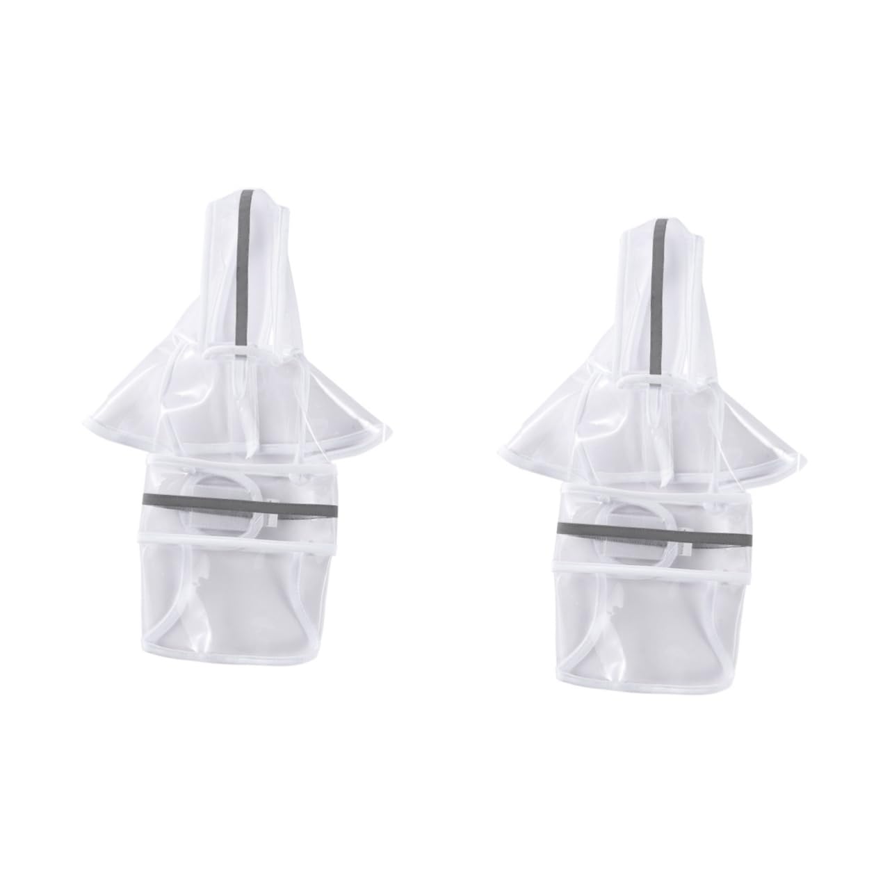 Imperméable réfléchissant pour chiens POPETPOP L lot de 2 avec sangles