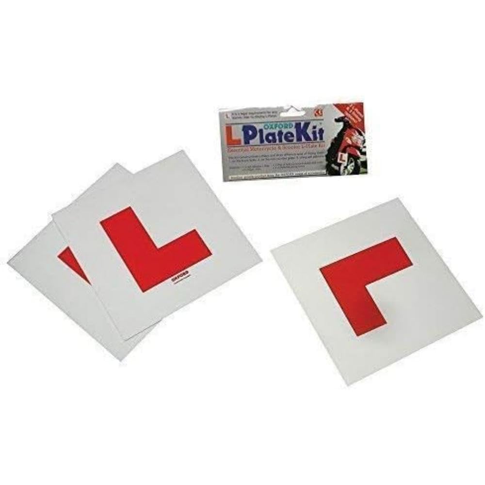 Oxford Motorcycle Bike L Plate Kit Scooter Motorbike Moped Learner