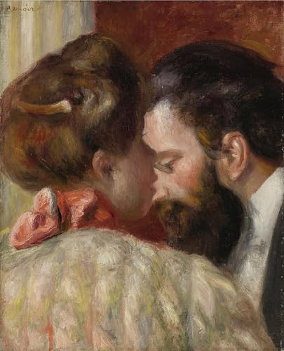 Art tableau Confidence de Renoir impression sur toile 60x90cm décoration murale