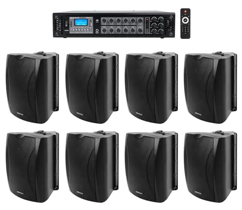 Rockville Commercial Bundle: (8) WET-6B 6.5