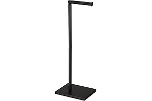 Free Standing Bathroom Toilet Paper Holder Stand with Reserve