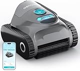 TALOSBO C1 Robot de Piscine sans Fil, Robot Piscine Fond et Parois,Double Filtration, Autonomie 170-180 Min,3 Moteurs,Forte Aspiration, Contrôle Via App, pour Piscines jusqu'à 150 m²