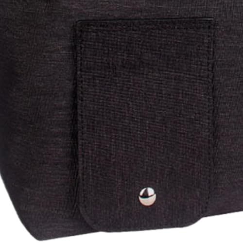 Bolsa de mano aislada Oxford negra para regalo de camping 6
