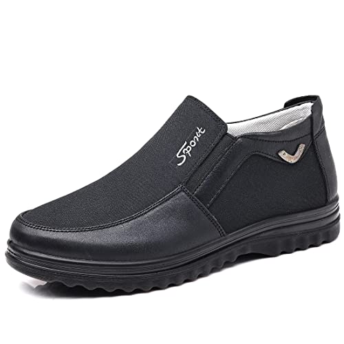 COSIDRAM Mens Casual Loafers Shoes Ankle High Lightweight Moccasins for Adult Male