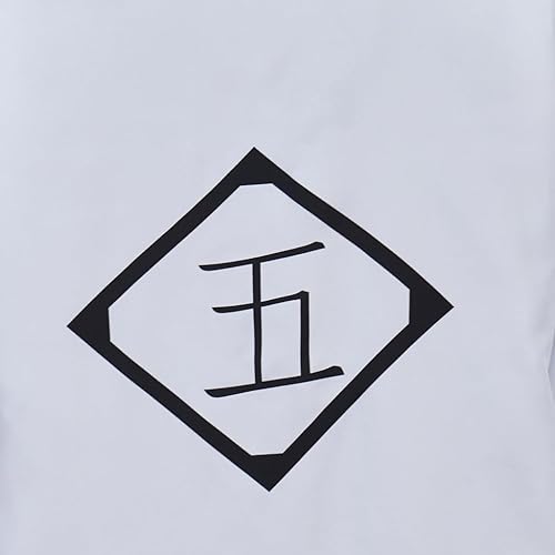 Miniatura 8 de MelangCos Disfraz de Hirako Shinji para hombre, uniforme de Toshiro Hitsugaya, disfraz de Halloween